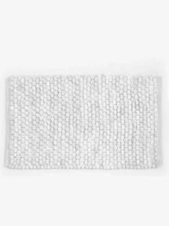 Next White Giant Bobble Bath Mat^ Towels & Bathmats