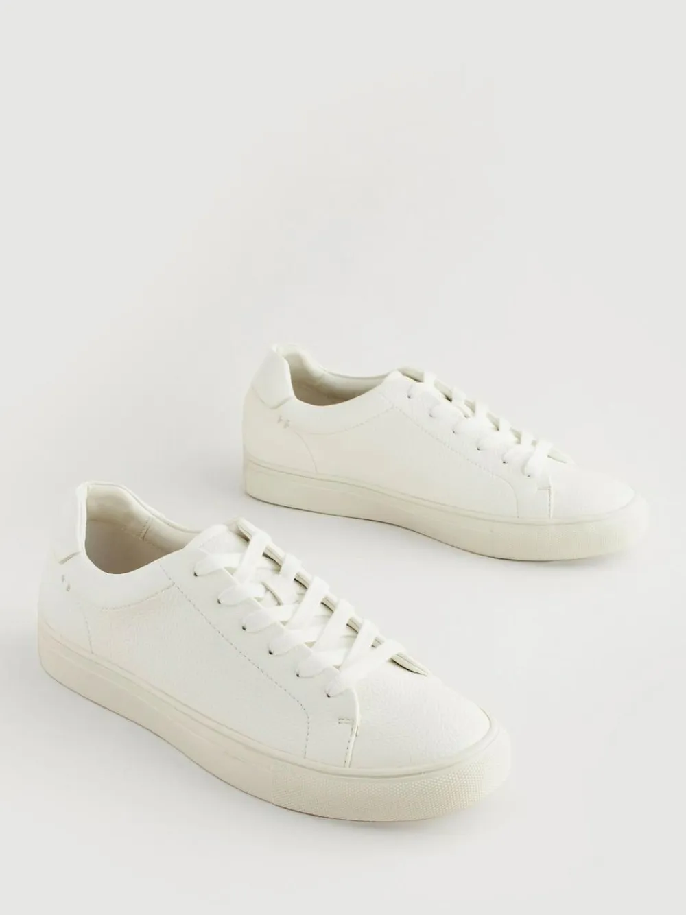 Next White Ground Minimal Trainers^ Shoes