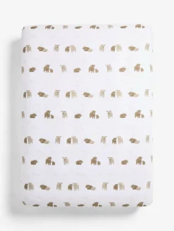 Hot Next White Hamish The Highland Cow Fitted Sheet Pillowcase Set