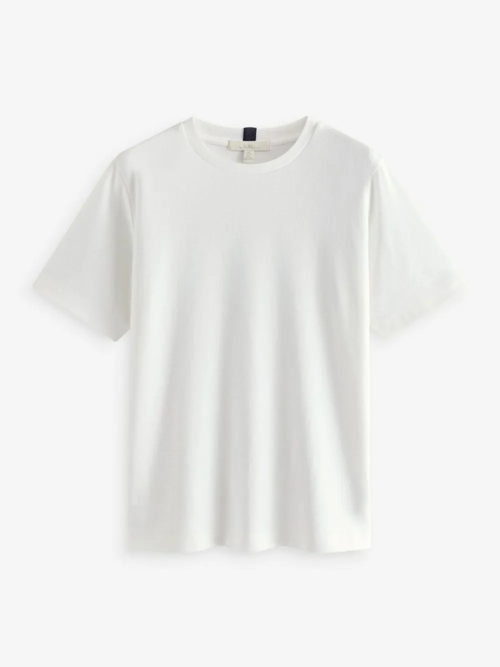 Next White Heavyweight Short Sleeve Crew Neck T-Shirt