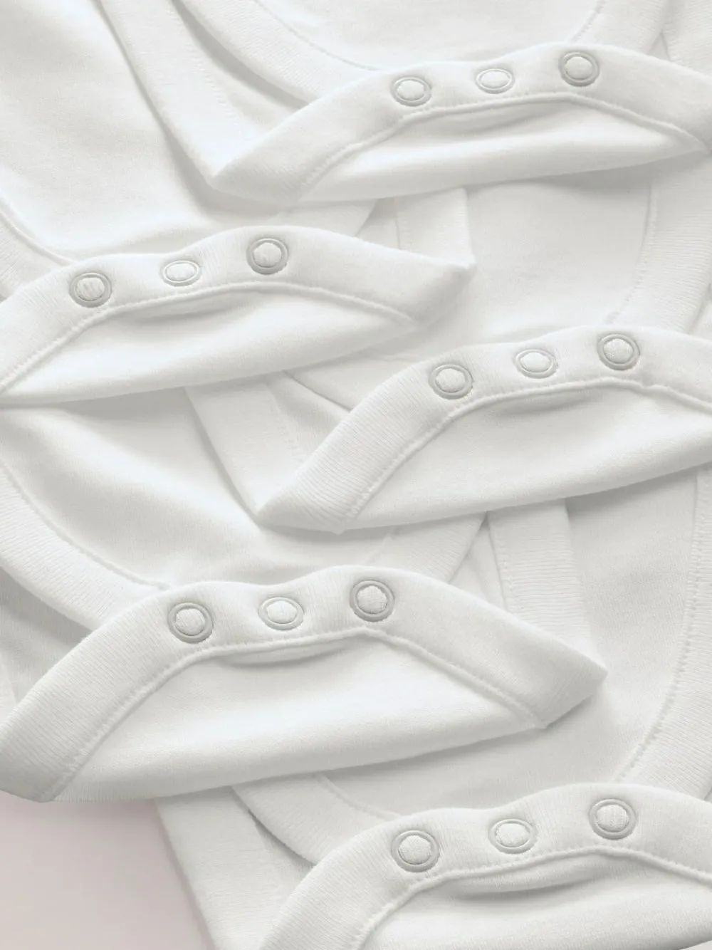 Next White Hip Dysplasia Baby Long Sleeve Bodysuits 5 Pack^BOY Bodysuits & Vests|Vests