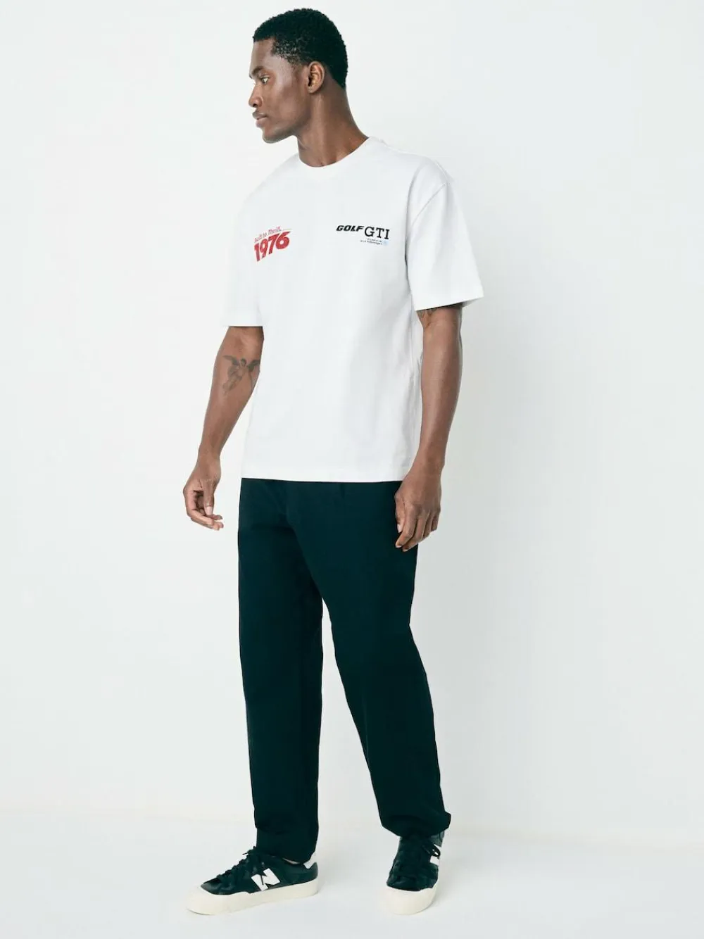 Outlet Next Hot Hatch Car Graphic T-Shirt White