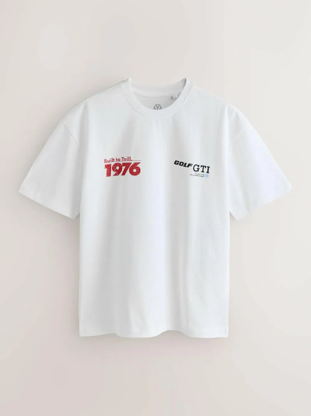 Outlet Next Hot Hatch Car Graphic T-Shirt White