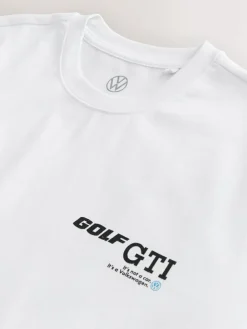Outlet Next Hot Hatch Car Graphic T-Shirt White