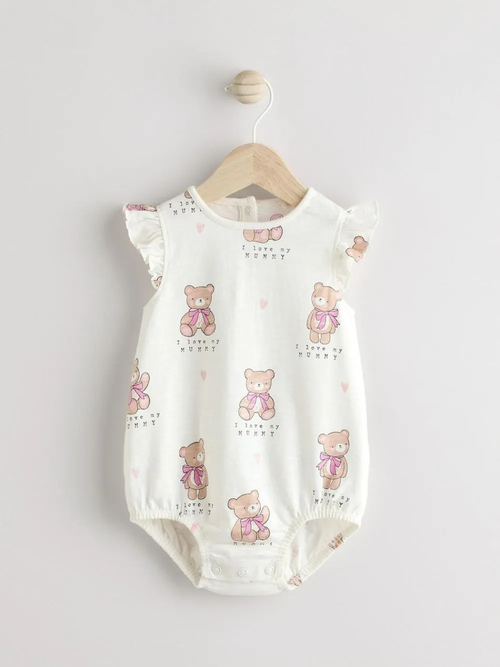 New Next Baby Bloomer Romper White I Love My Mummy