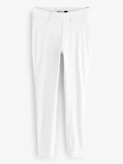 New Next Jersey Denim Leggings White