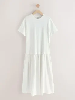 Next Jersey Two In One T-Shirt Dress^Women Midi Dresses|Dresses