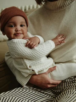 Discount Next White Knitted Jumper And Trouser Baby Set (0mths-2yrs)