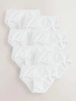 Hot Next White Lace Briefs 7 Pack (1.5-16yrs)