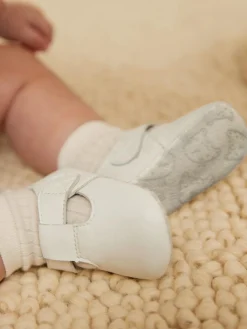 Next Leather Baby T-Bar Shoes (0-24mths)^ Unisex|Shoes