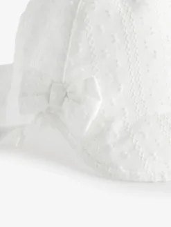 New Next White Legionnaire Baby Hat (0mths-2yrs)