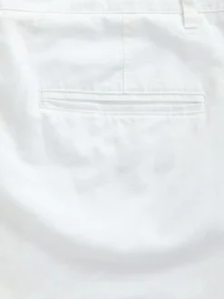 Next White Linen Blend Trousers