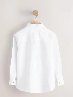 Next Long Sleeve 100% Linen Shirt (3-16yrs)^BOY Shirts