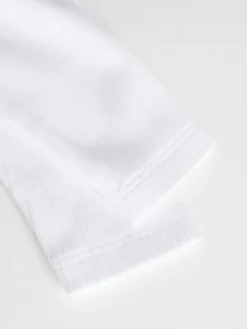 Outlet Next White Long Sleeve Rib Baby Bodysuits 5 Pack