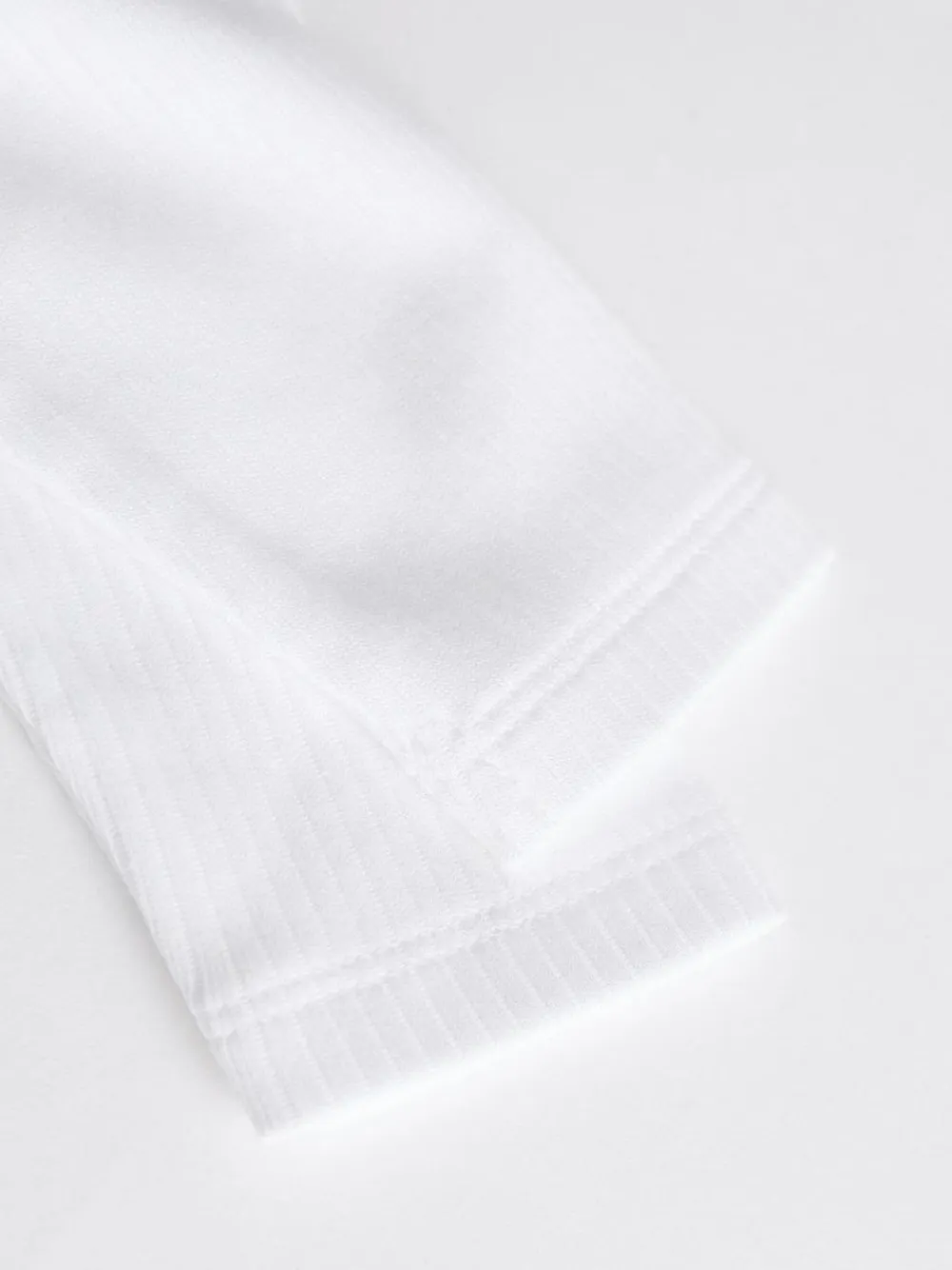 Outlet Next White Long Sleeve Rib Baby Bodysuits 5 Pack