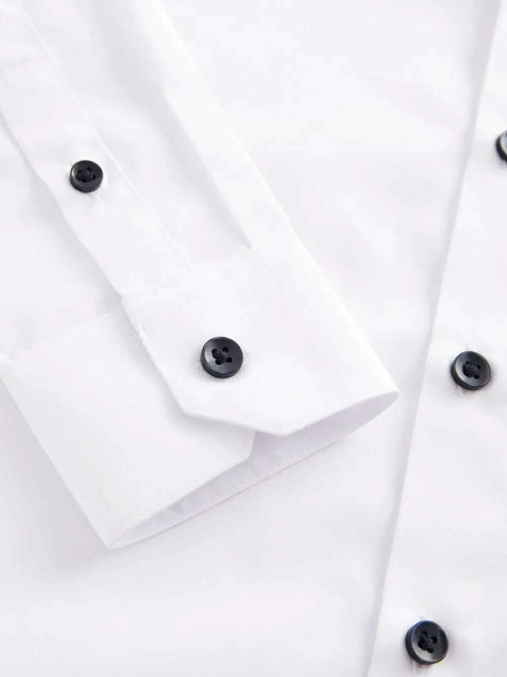 Discount Next White Long Sleeve Smart Shirt with Bowtie (3-16yrs)