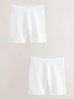 Next Longer Length 2 Pack Cotton Rich Stretch Cycle Shorts (3-16yrs)^ Shorts & Skirts