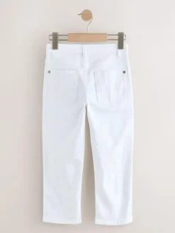 Next White Loose Fit Stretch Jeans (3-17yrs)^BOY Jeans|Jeans