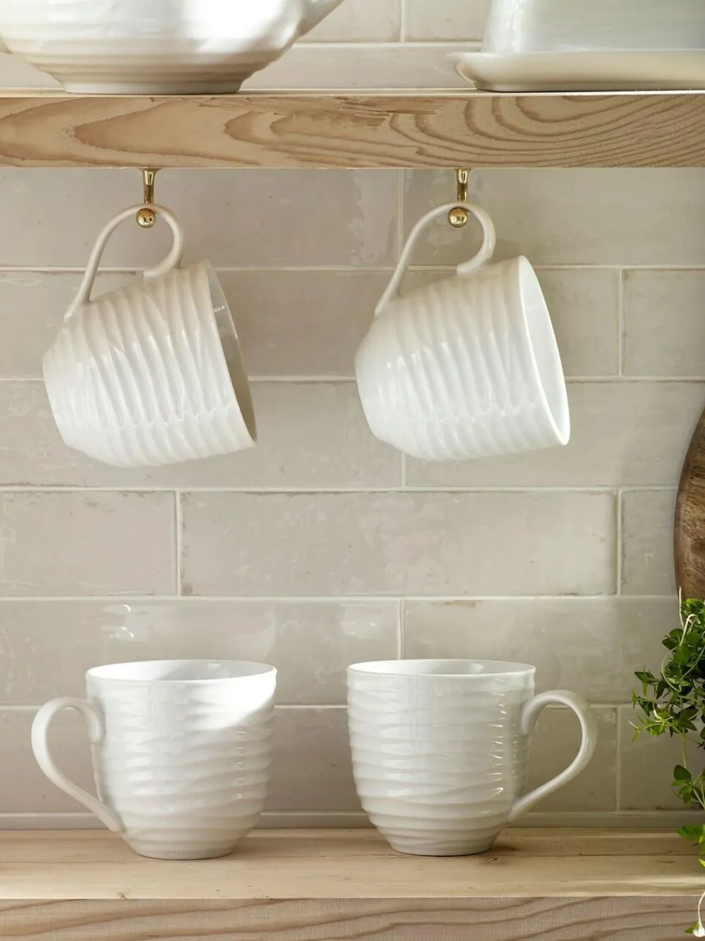 Next White Malvern Set of 4 Mugs^ Mugs & Cups