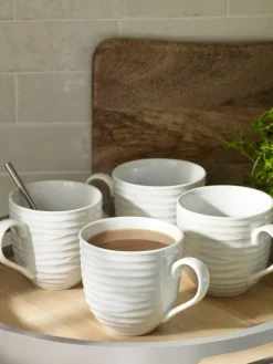 Next White Malvern Set of 4 Mugs^ Mugs & Cups