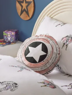 Next White Marvel 100% Cotton Circular Cushion^ Cushions & Throws