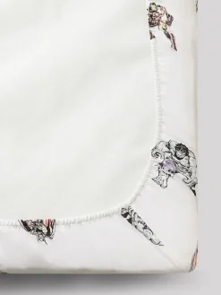 Next White Marvel 100% Cotton Fitted Sheet