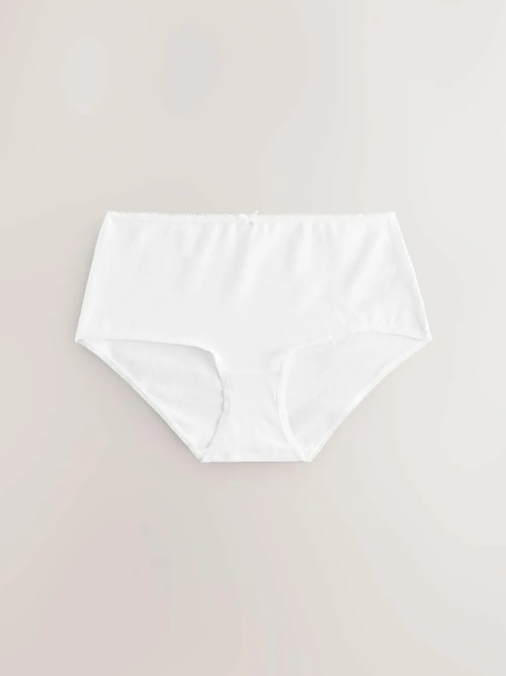 Next White Midi Cotton Rich Knickers 5 Pack^Women All Lingerie|Panties