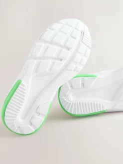 Next White Minecraft Elastic Lace Trainers^BOY Sneakers|Sneakers