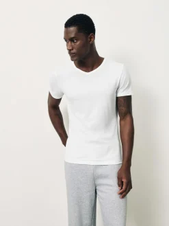 Next White Modal Layering V-Neck T-Shirt 5 Pack^ Tops & T-Shirts