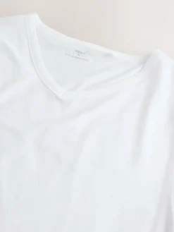 Next White Modal Layering V-Neck T-Shirt 5 Pack^ Tops & T-Shirts