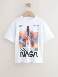 Next NASA Short Sleeve T-Shirt (3-16yrs)^BOY Tops|T-Shirts
