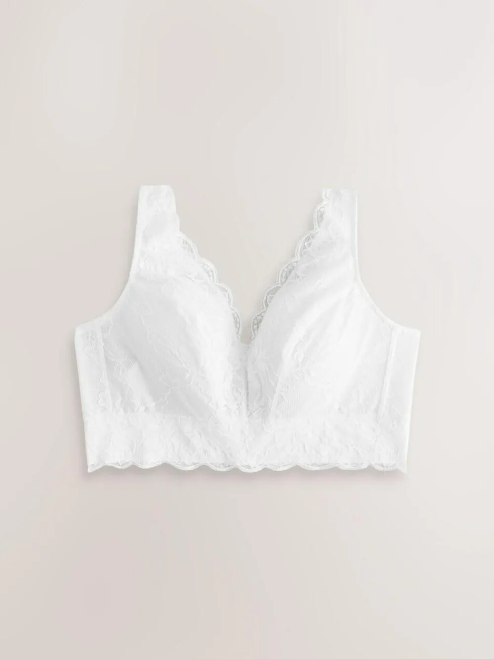 Clearance Next Non Pad Non Wire Total Support Lace Bra White