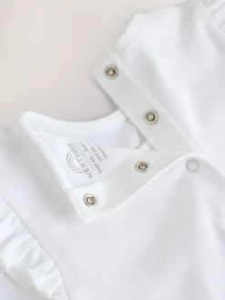 Best Next White Occasion Baby Sleepsuit (0mths-2yrs)