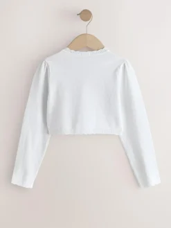 Online Next Occasion Shrug (3mths-16yrs) White