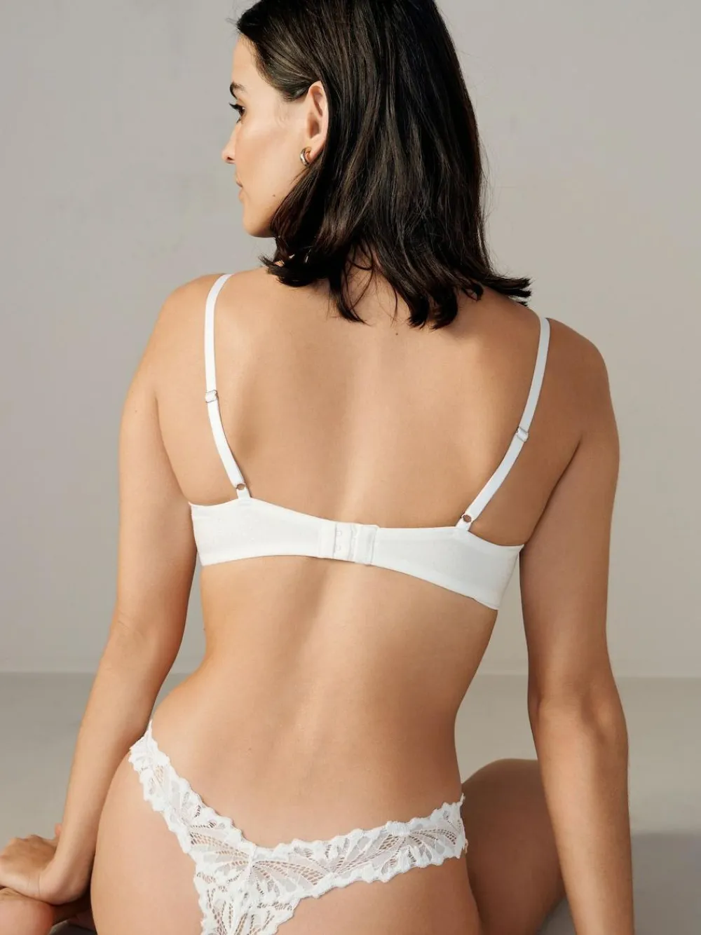 Clearance Next White Pad Non Wire Lace Ultimate Comfort Bra