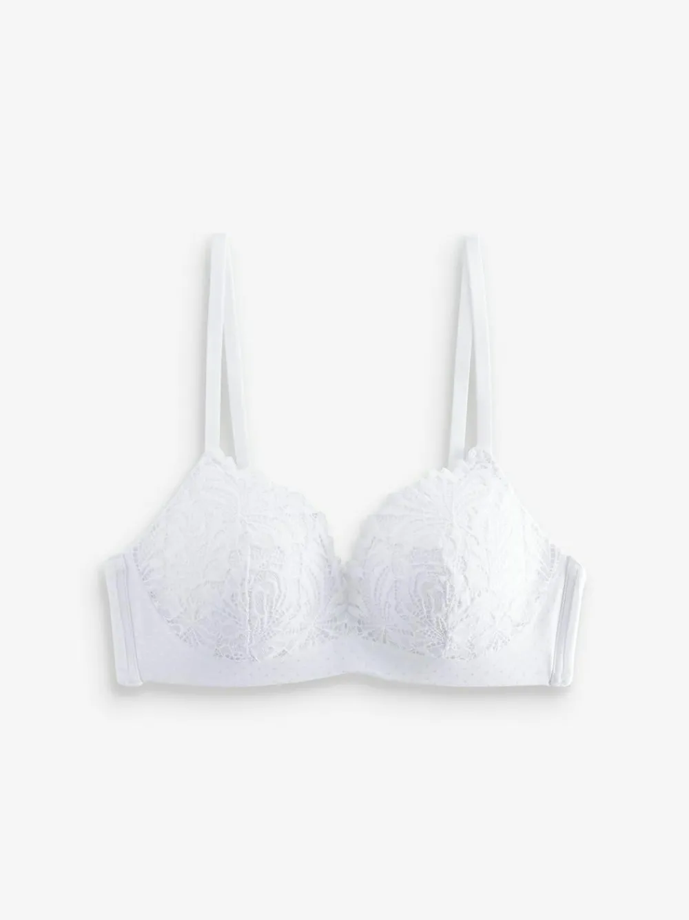 Clearance Next White Pad Non Wire Lace Ultimate Comfort Bra