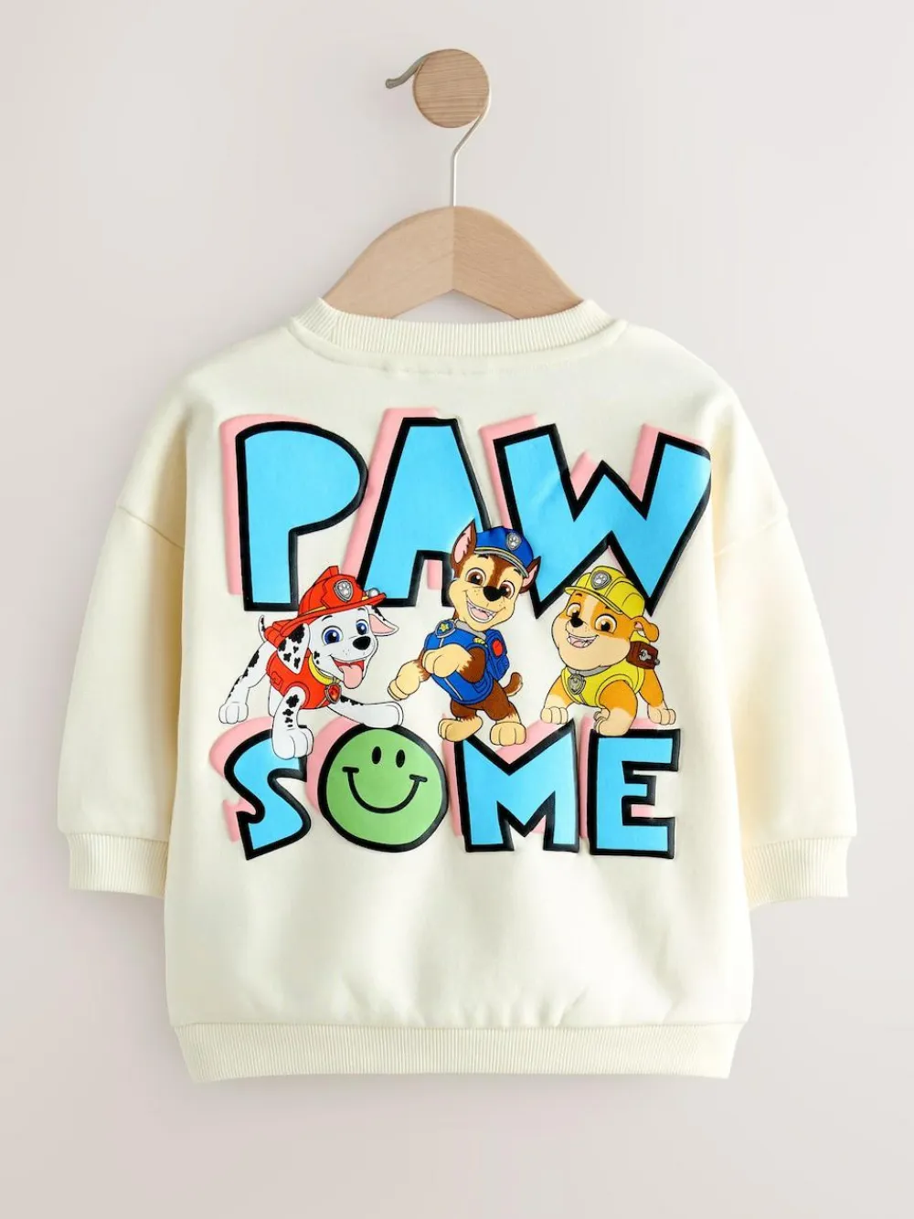 Discount Next White Paw Patrol Crew Sweatshirt (9mths-8yrs)