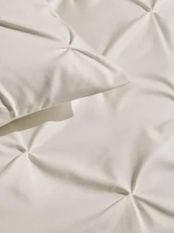 Next Pinch Pleat Soft Touch Brushed Duvet Cover and Pillowcase Set^ Bedsets & Duvet Covers