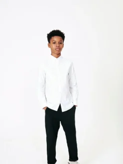 Next White Plain Single Oxford Shirt (3-16yrs)^BOY Occasionwear|Shirts