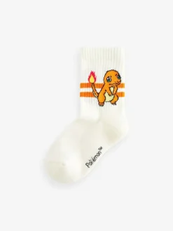 Next White Pokemon Socks 3 Pack^BOY Socks