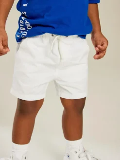 Next White Pull On Shorts (3mths-7yrs)^BOY Shorts|Shorts