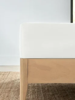 Best Next Pure 144 Thread Deep Fitted Sheet White