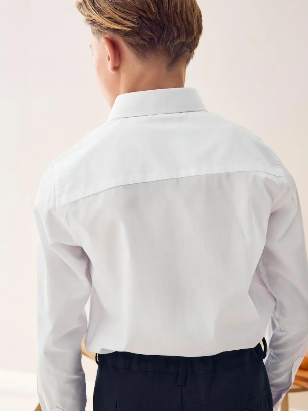 Next Regular Fit 2 Pack Long Sleeve School Shirts (3-17yrs)^BOY Shirts