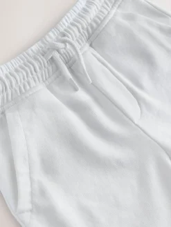 Next White Regular Fit Basic Shorts (3-16yrs)^BOY Shorts
