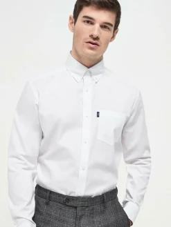 Next White Regular Fit Button Down Easy Iron Oxford Shirt^ Shirts