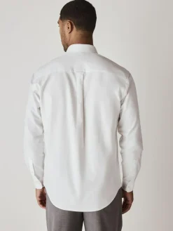 Best Next White Regular Fit Long Sleeve Oxford Shirt
