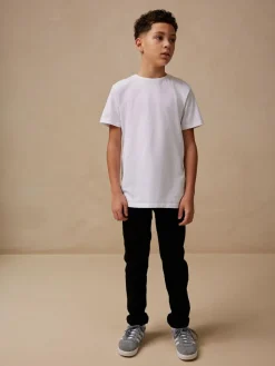 Best Next White Regular Fit Short Sleeve T-Shirt (3-16yrs)