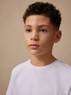 Best Next White Regular Fit Short Sleeve T-Shirt (3-16yrs)