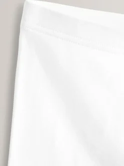 Discount Next Regular Length 5 Pack Cotton Rich Stretch Cycle Shorts (3-16yrs) White