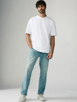 Next White Relaxed Fit Heavyweight T-Shirts 3 Pack^ Nightwear|Tops & T-Shirts